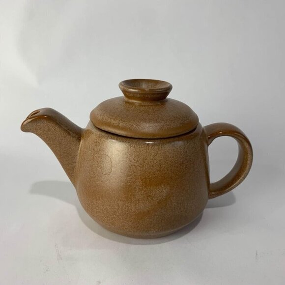 Frankoma 6J Brown Plainsman Teapot - Picture 3 of 9
